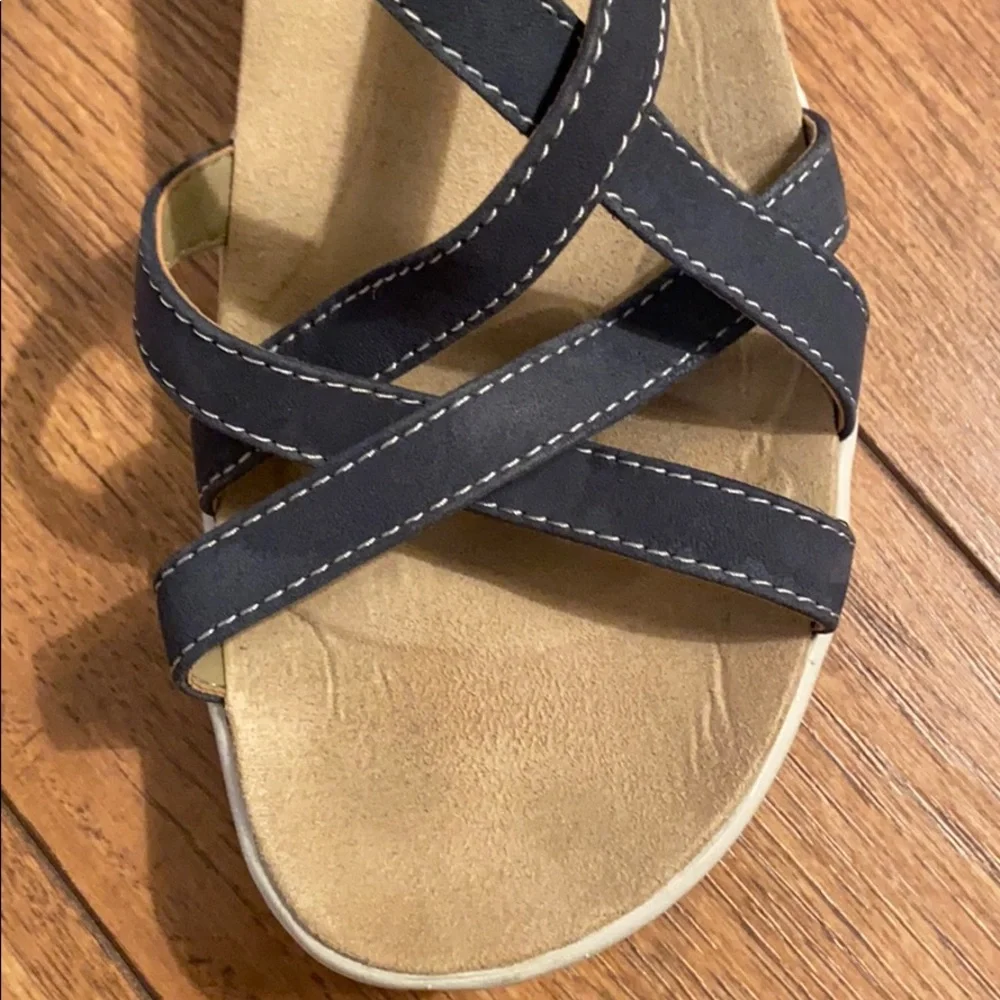 Easy Spirit Blue Comfort Walking Sandals